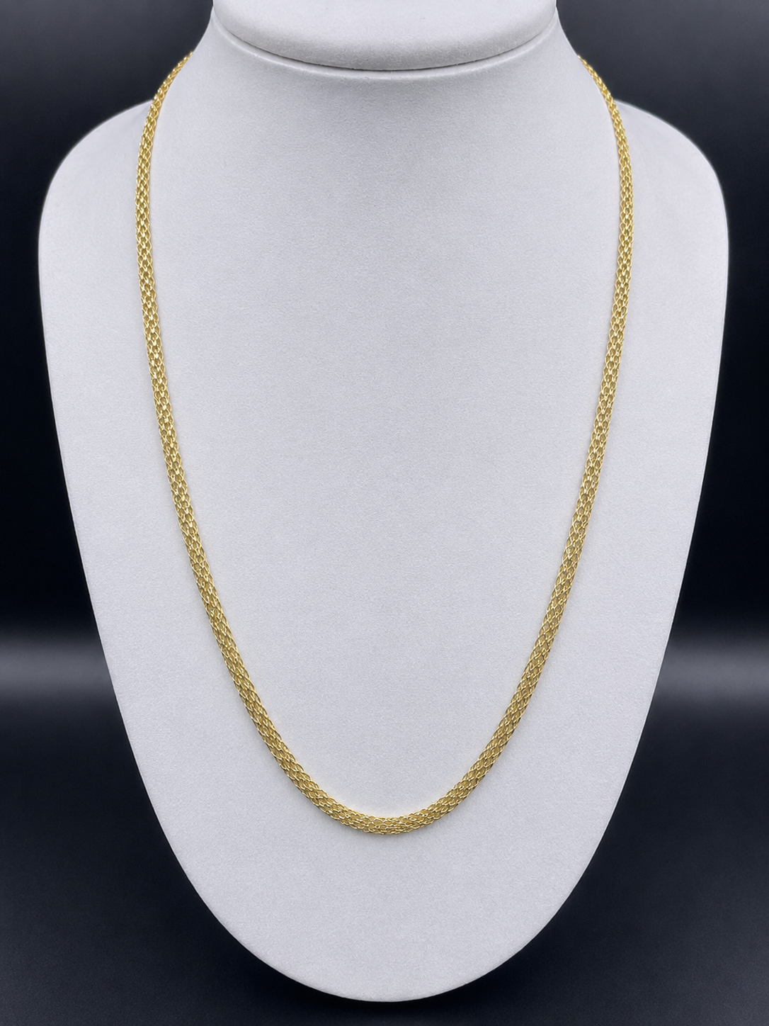 Cadena Tejido Chino Oro 18K – 5.7g